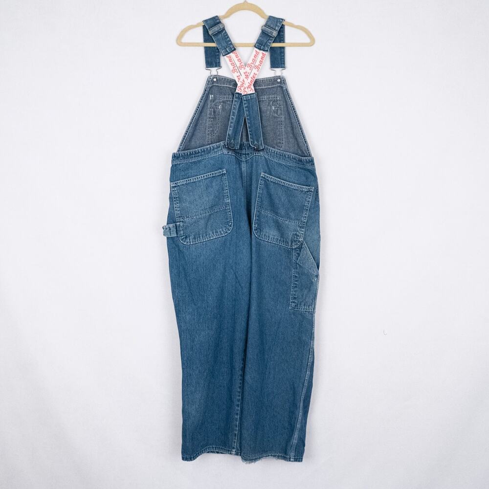 Vintage USA Made Denim Overalls POINTER BRAND Spell-Out Suspenders Men's *40x29* - Picture 4 of 6